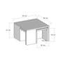 Hanah Home Ortanca - Sapphire Oak